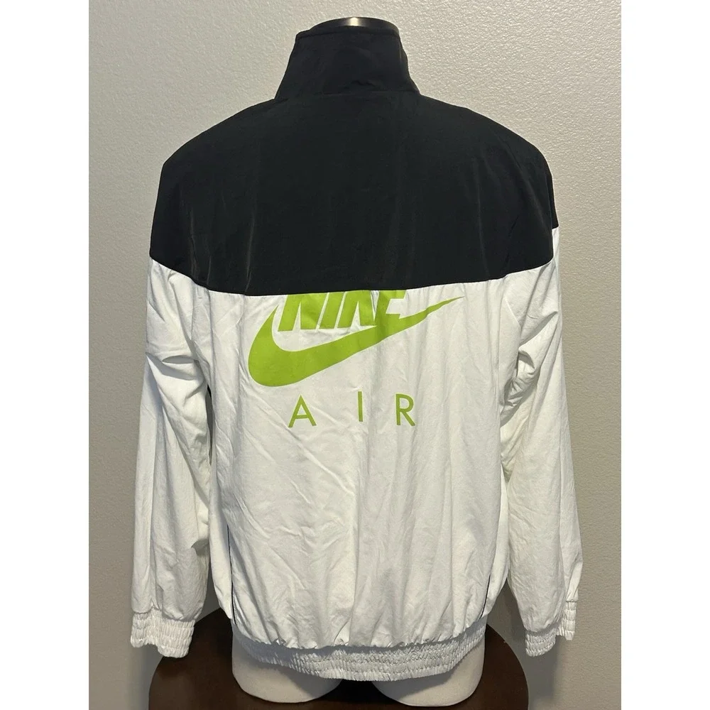 NIKE AIR JORDAN Tinker Hatfield Legacy Track Jacket Men L White Black BQ0295-010